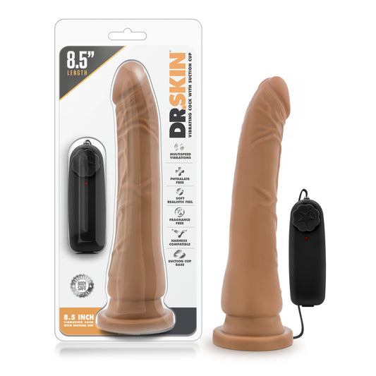 Dr. Skin Vibrating Realistic Cock w/ Suction Cup