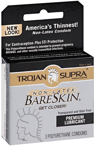 Trojan Supra BareSkin Non-Latex Condoms