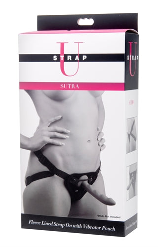 Strap-U Sutra Fleece Lined Strap-On w/ Bullet Pocket