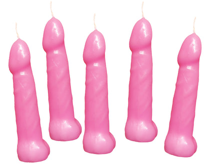 Bachelorette Party Pecker Party Candles 5pk