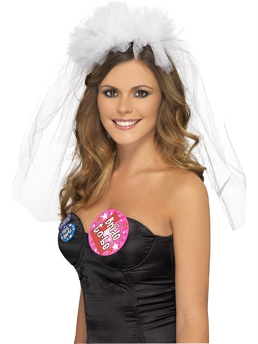 Hen Night Veil Headband