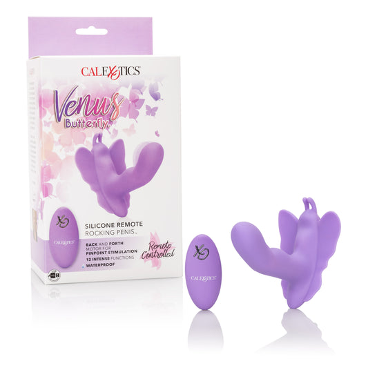 Venus Butterfly Silicone Remote Rocking Penis