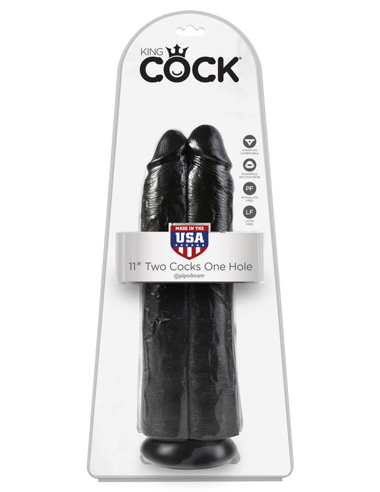 King Cock Two Cocks One Hole