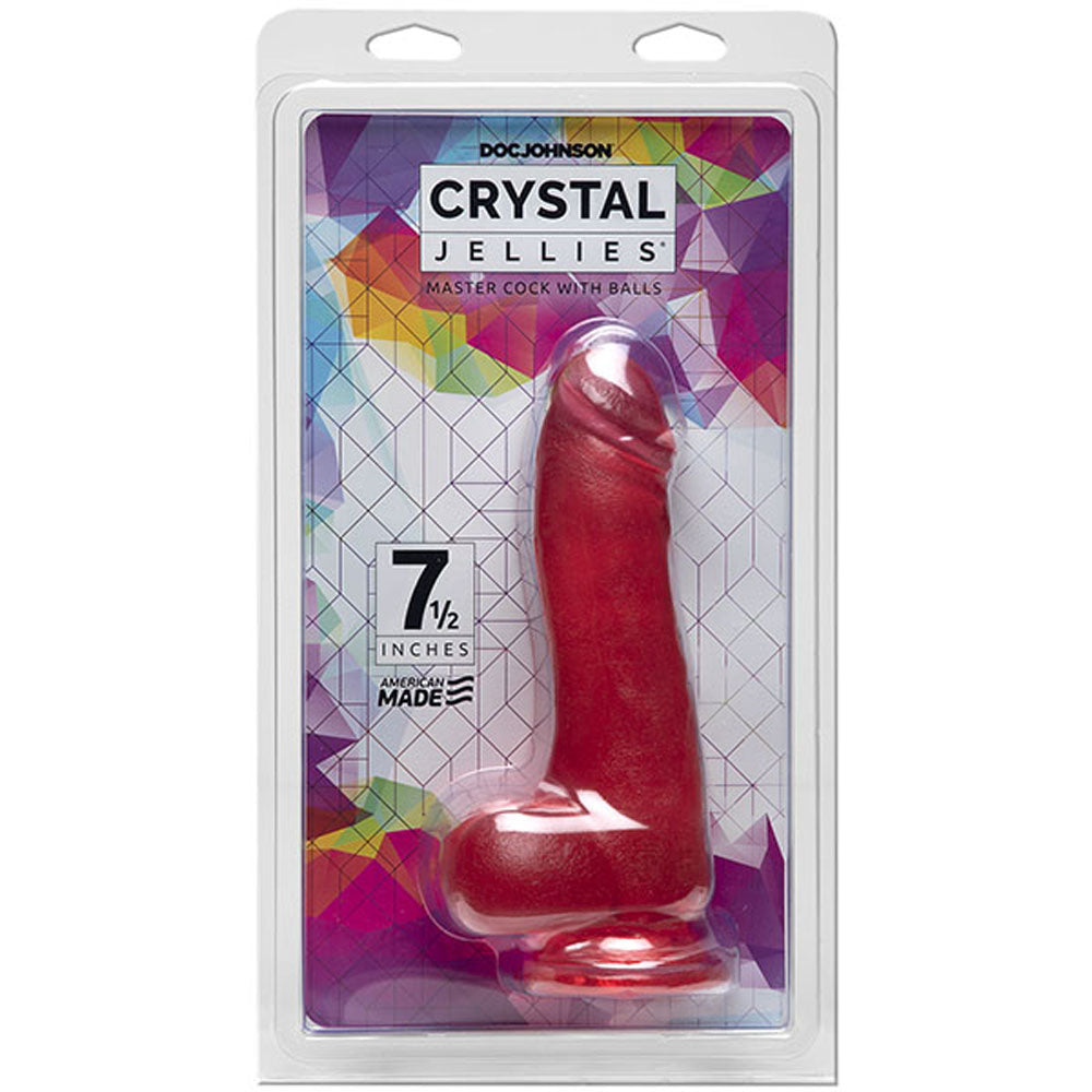 Crystal Jellies Master Cock w/ Balls