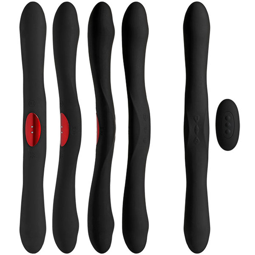 KINK Dual Flex Silicone Vibrator w/ Wireless Remote