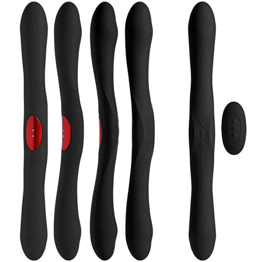 KINK Dual Flex Silicone Vibrator w/ Wireless Remote